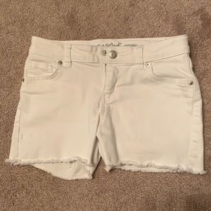 Cat & Jack White jean shorts